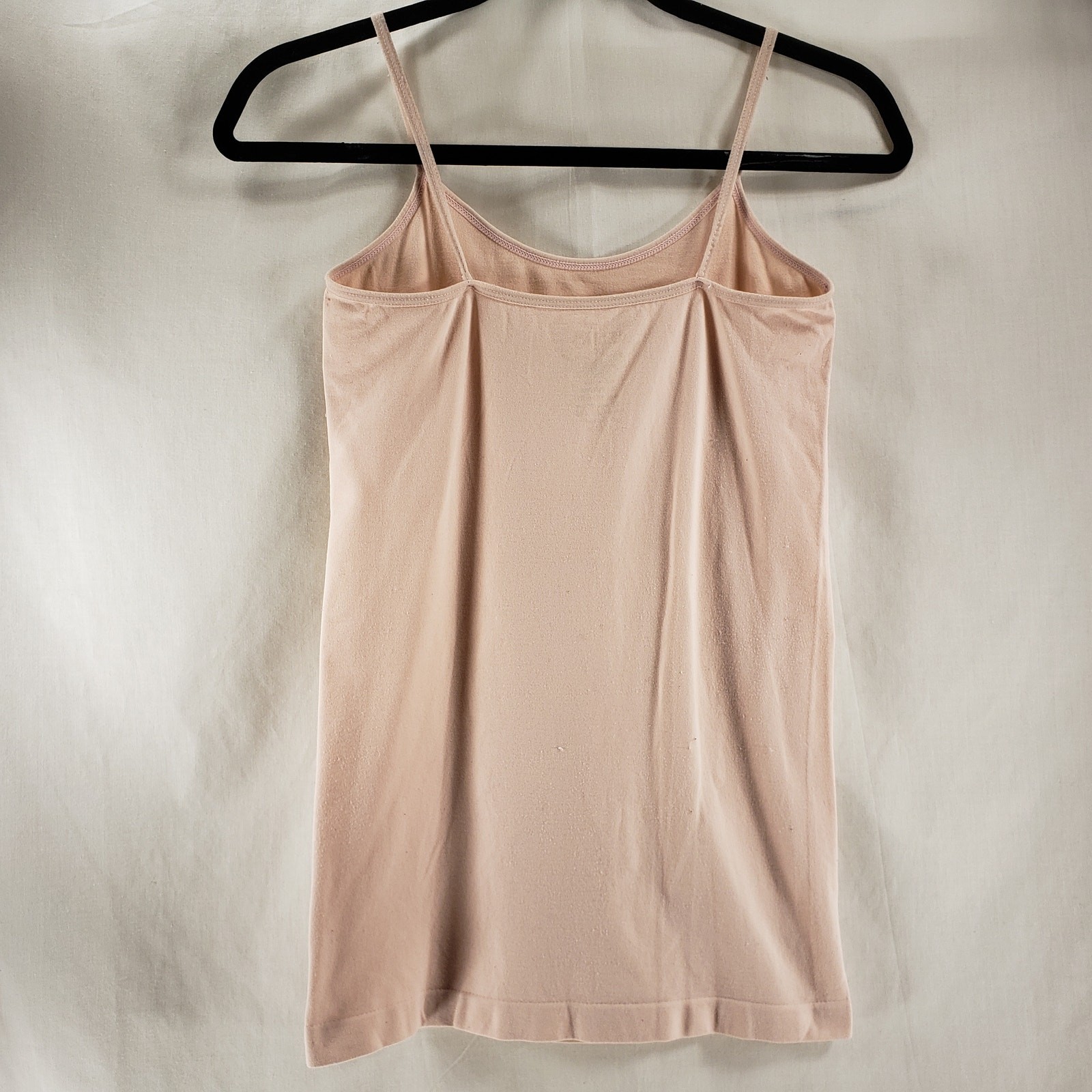 dELiA*s Tank Top Peach Light Pink One-Size Barbie Spaghetti Strap Light Pilling