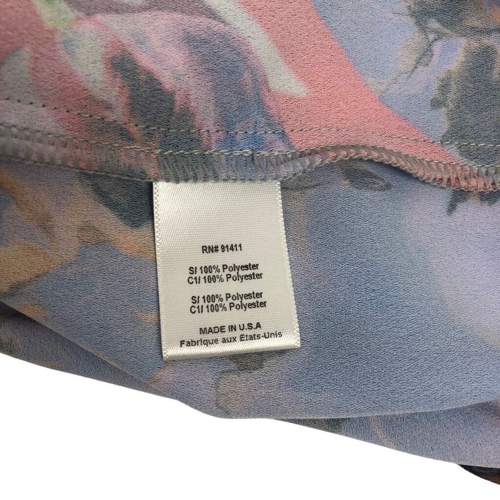 Clover Canyon Multicolor Floral Printed Tunic Tank Top Sleeveless Artsy Blouse S