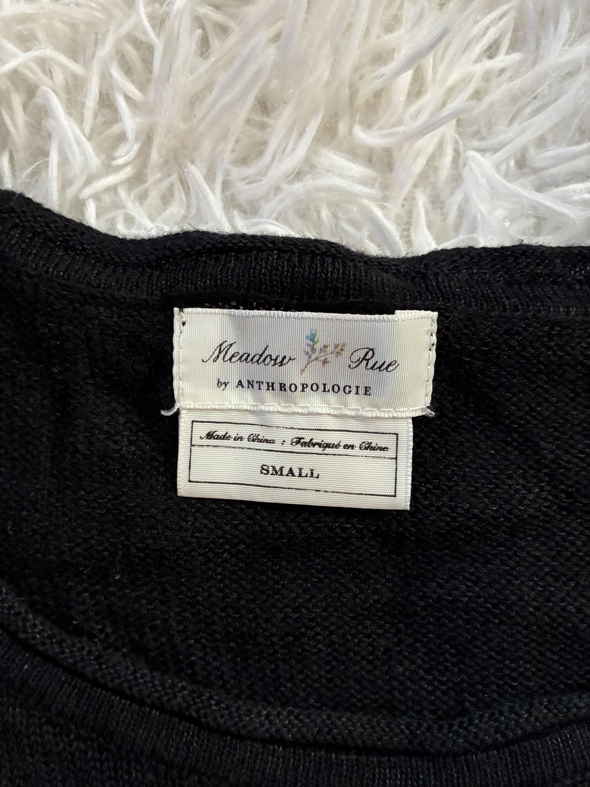 Meadow Rue By Anthropologie Linen Blend Boho Pointelle Sweater Open Knit Top S