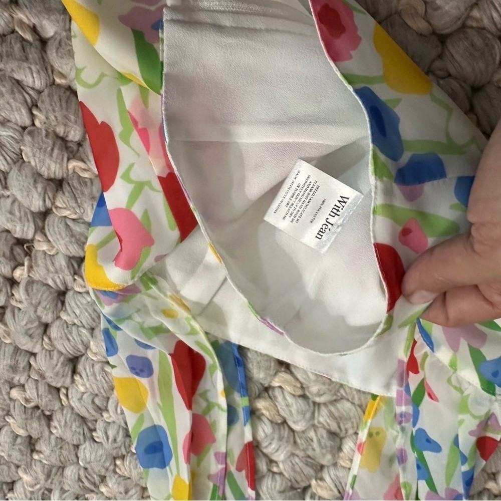 With Jean Tulip Top Garden Party – size XS Halter top