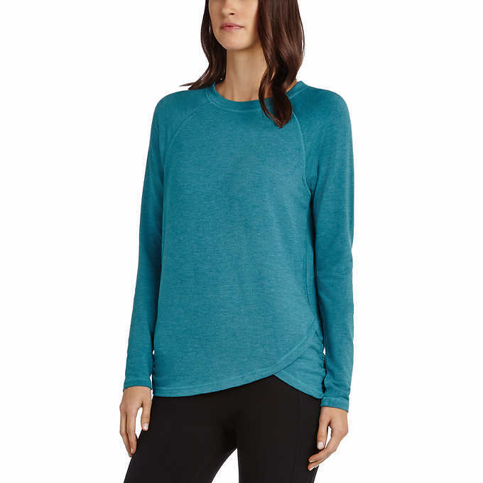 Danskin Crossover Long Sleeve Top Shirt | D32