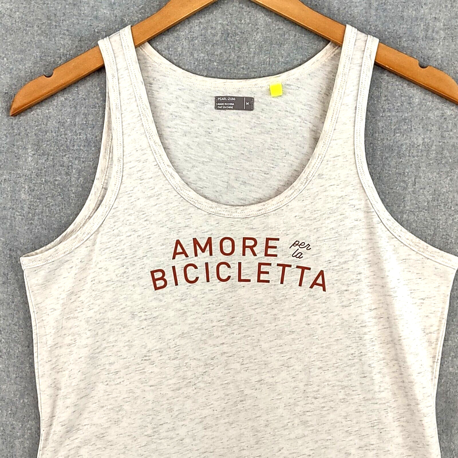Pearl Izumi Top Womens M Ivory Burnout Sleeveless Tank Amore per la Bicicletta