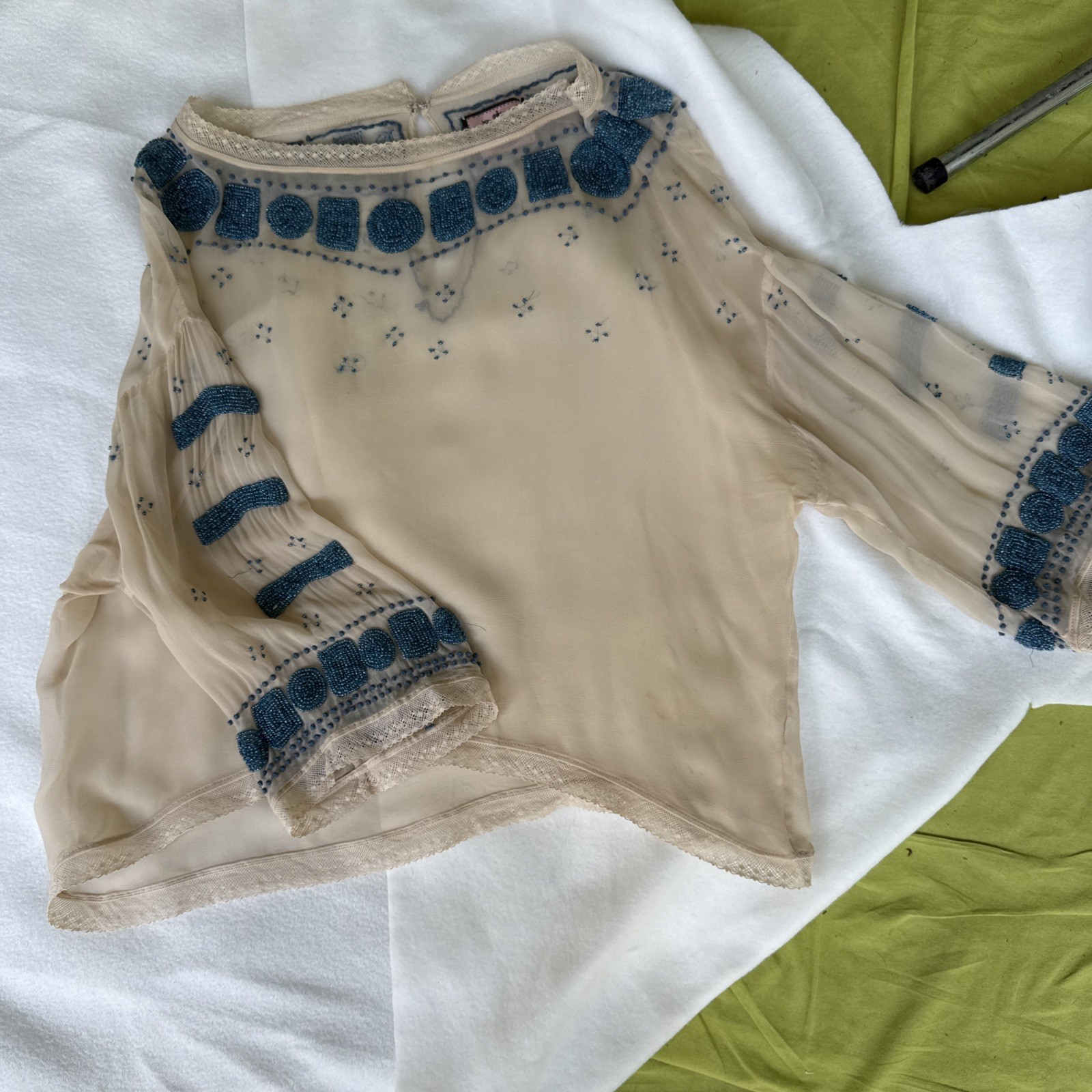 Juicy couture Silk beaded top