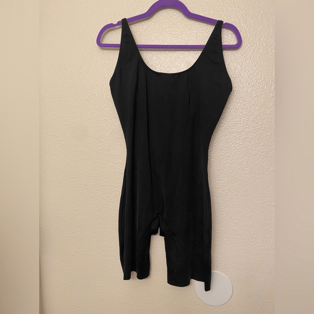 SPANX seemless Shapewear OnCore OpenBust Mid thigh Bodysuit plus size 1X