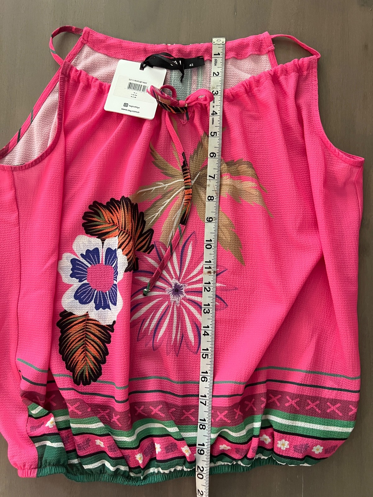 Women’s Tank Tops made in Turkey brend SAY size: EUR 38;40;42 (M;L;XL) Pink
