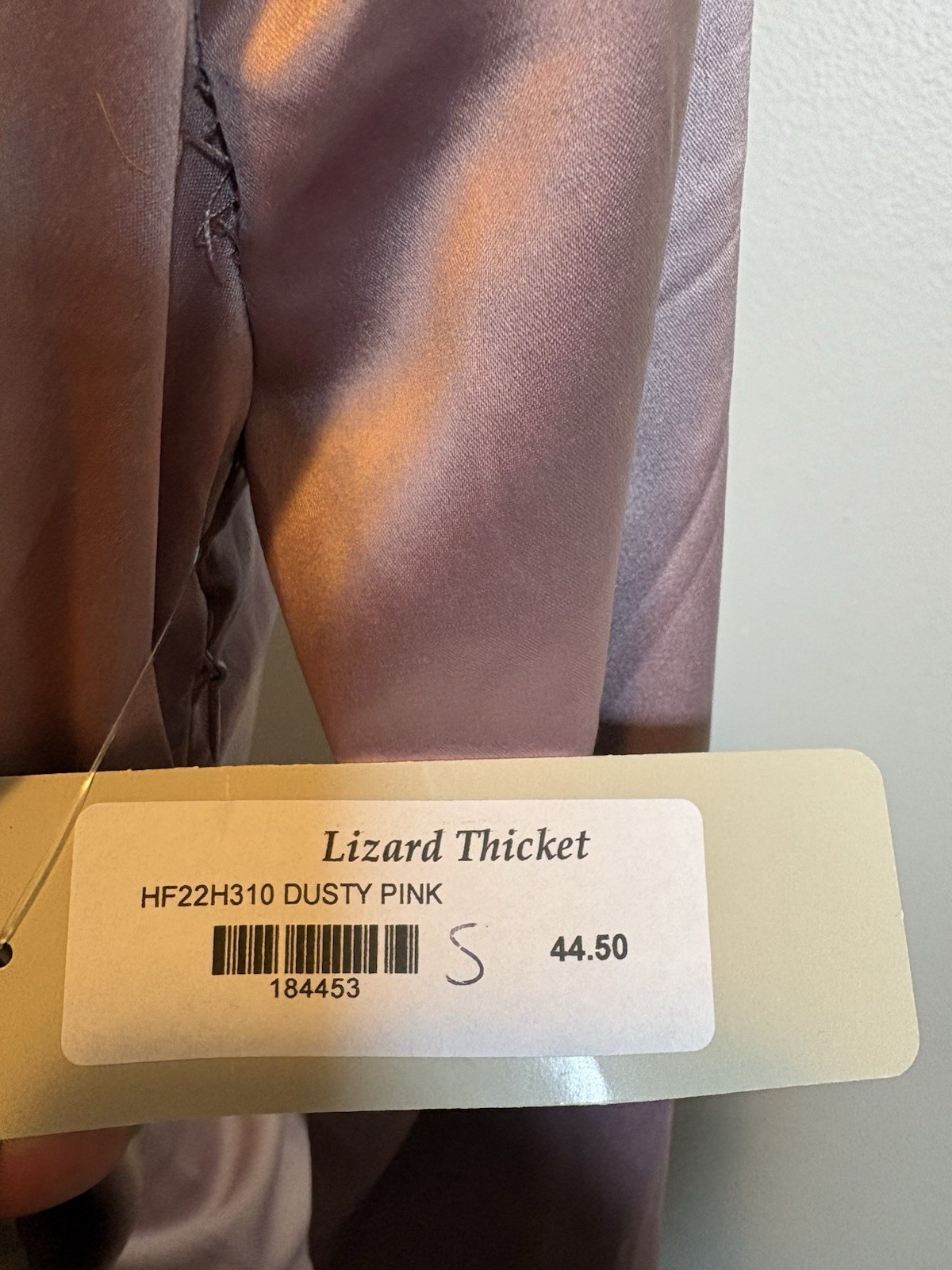 Big Water Blue Sky S Pink Satin Wrap Blouse Tie Front Y2K Chic Romance Ballet