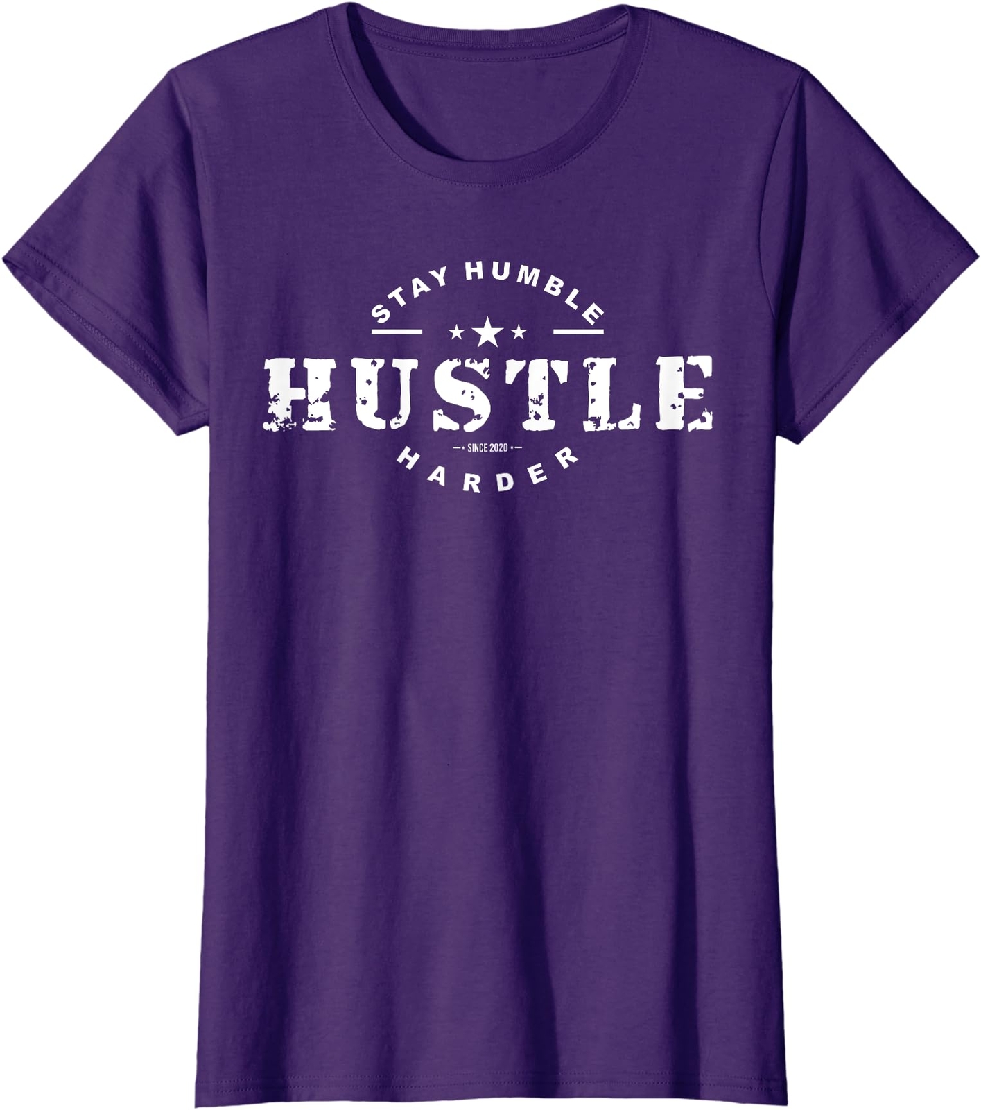 Always Stay Humble Hustle Hard Spread Kindness Ladies’ Crewneck T-Shirt