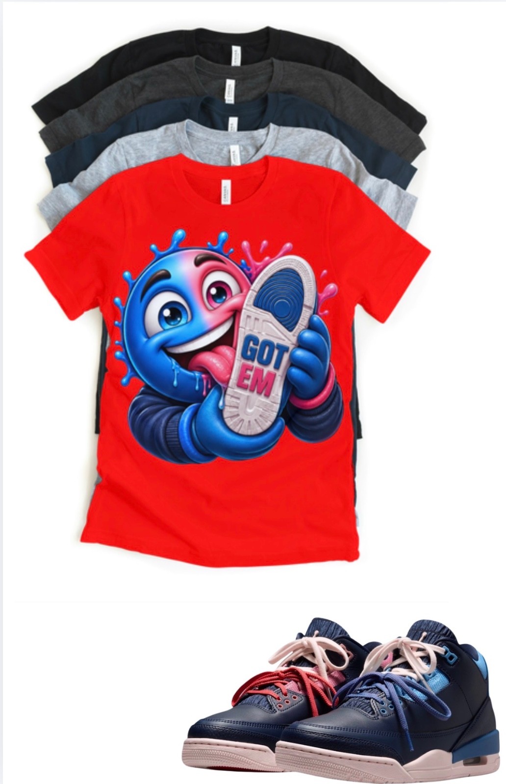 Shirt to match Jordan 3 Sports Renaissance Retro Got Em OG No Bull Matching Tee
