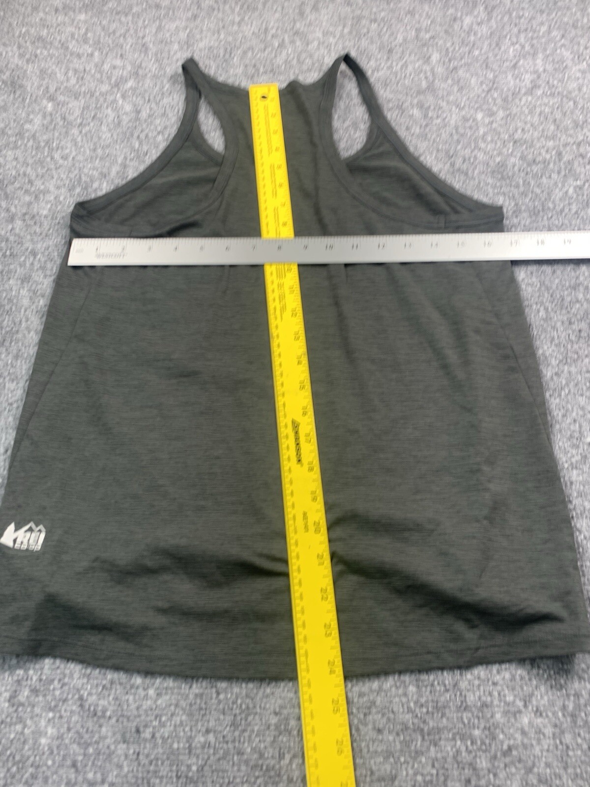 REI Shirt Womens Medium Sleeveless Racerback Outdoor Active Casual Gray