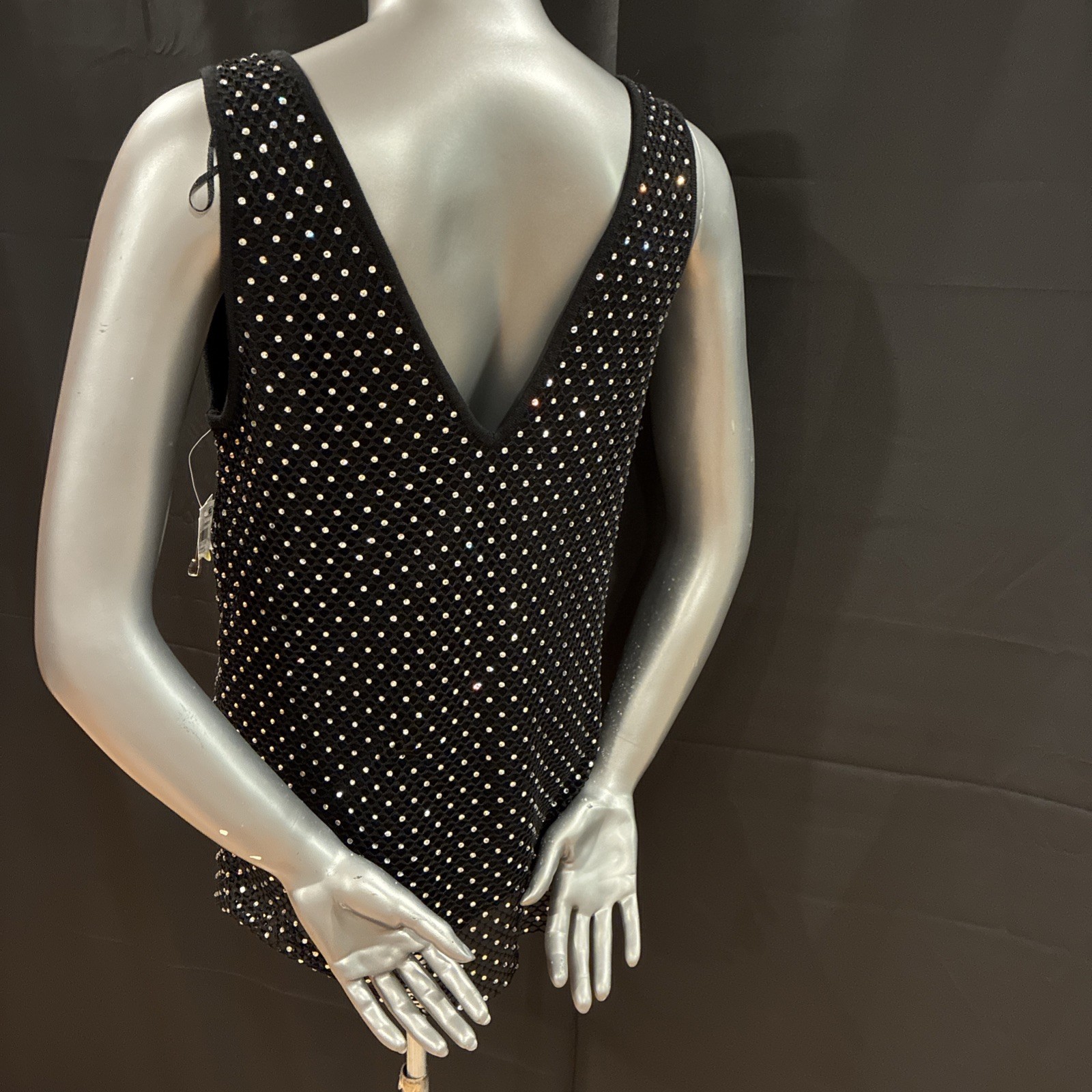 New I.N.C. International Concepts Rhinestone Tank Top Size Med