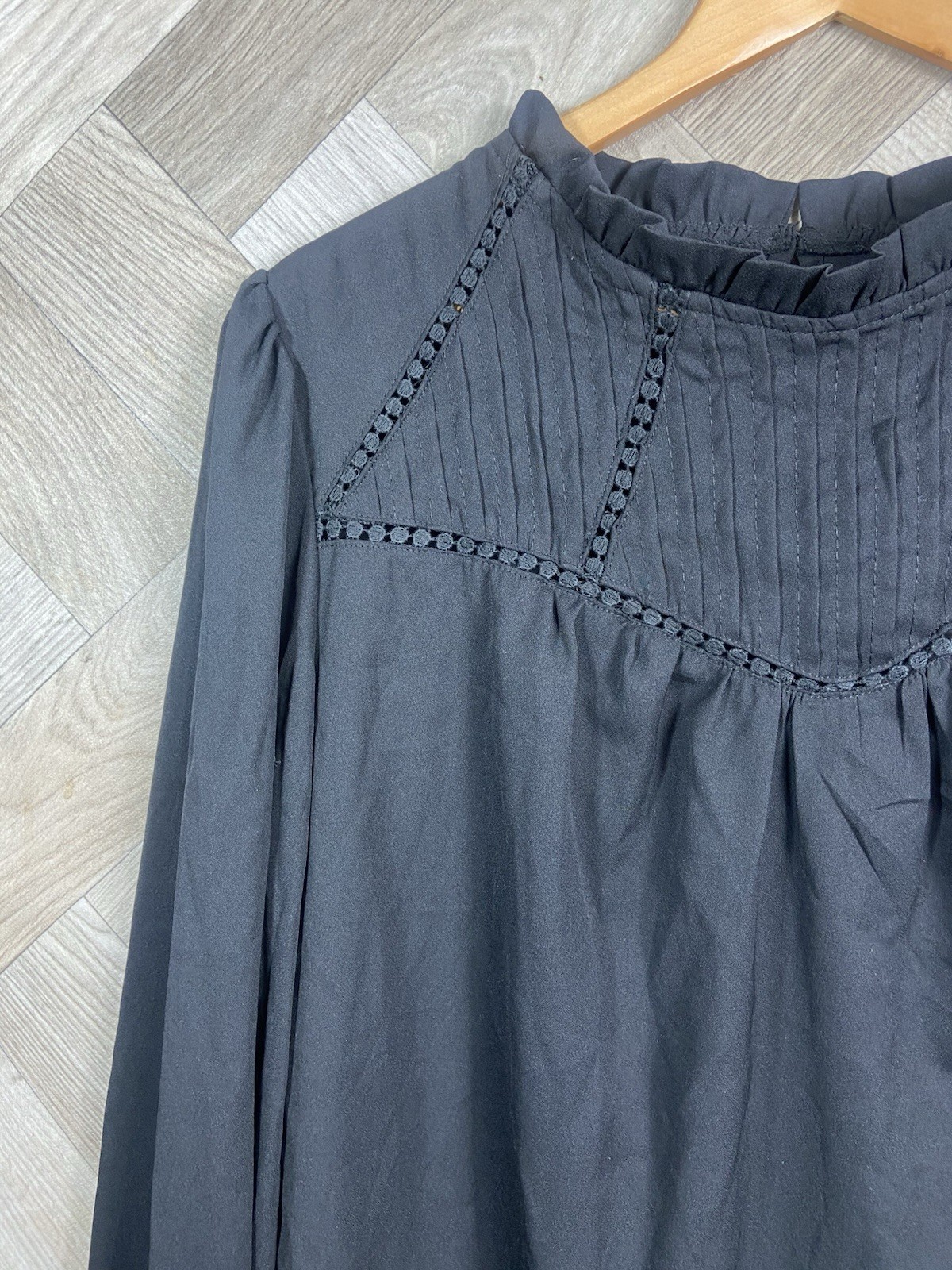 LTS Long Tall Sally Women’s Black Blouse Long Sleeved Size 18 New