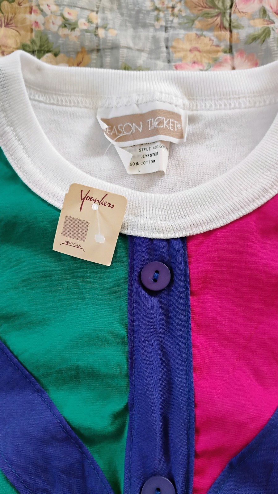 Season Ticket Blouse Vintage 80′