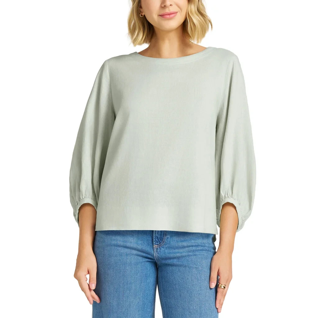 Matty M Women’s Linen Blend Top
