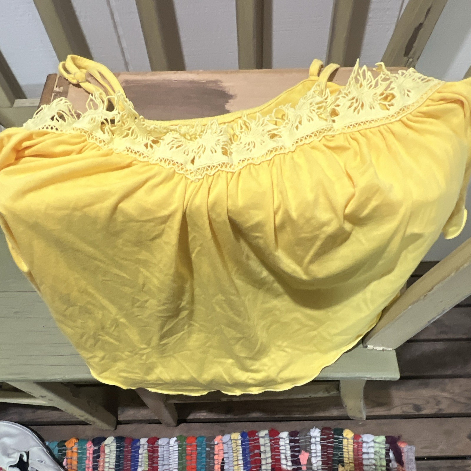 Yellow Cupshe Tank Top Size Small