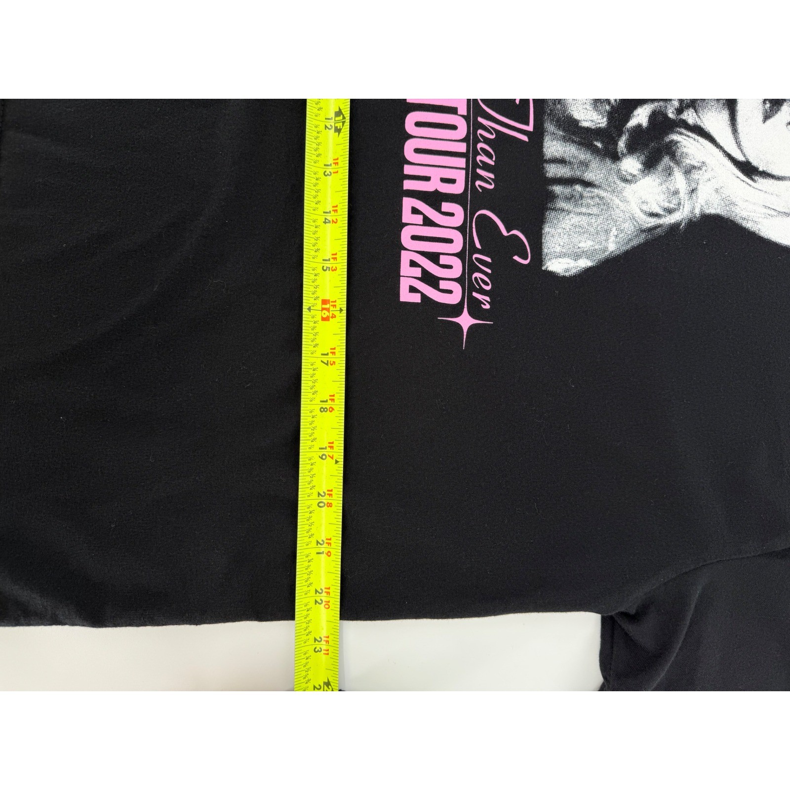 Billie Eilish Happier Than Ever World Tour 2022 Graphic T-Shirt Black XL