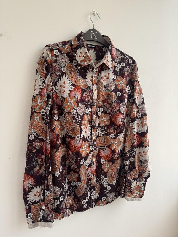 Women Gerry Weber shirt multicolor cotton 40/L/#81O9