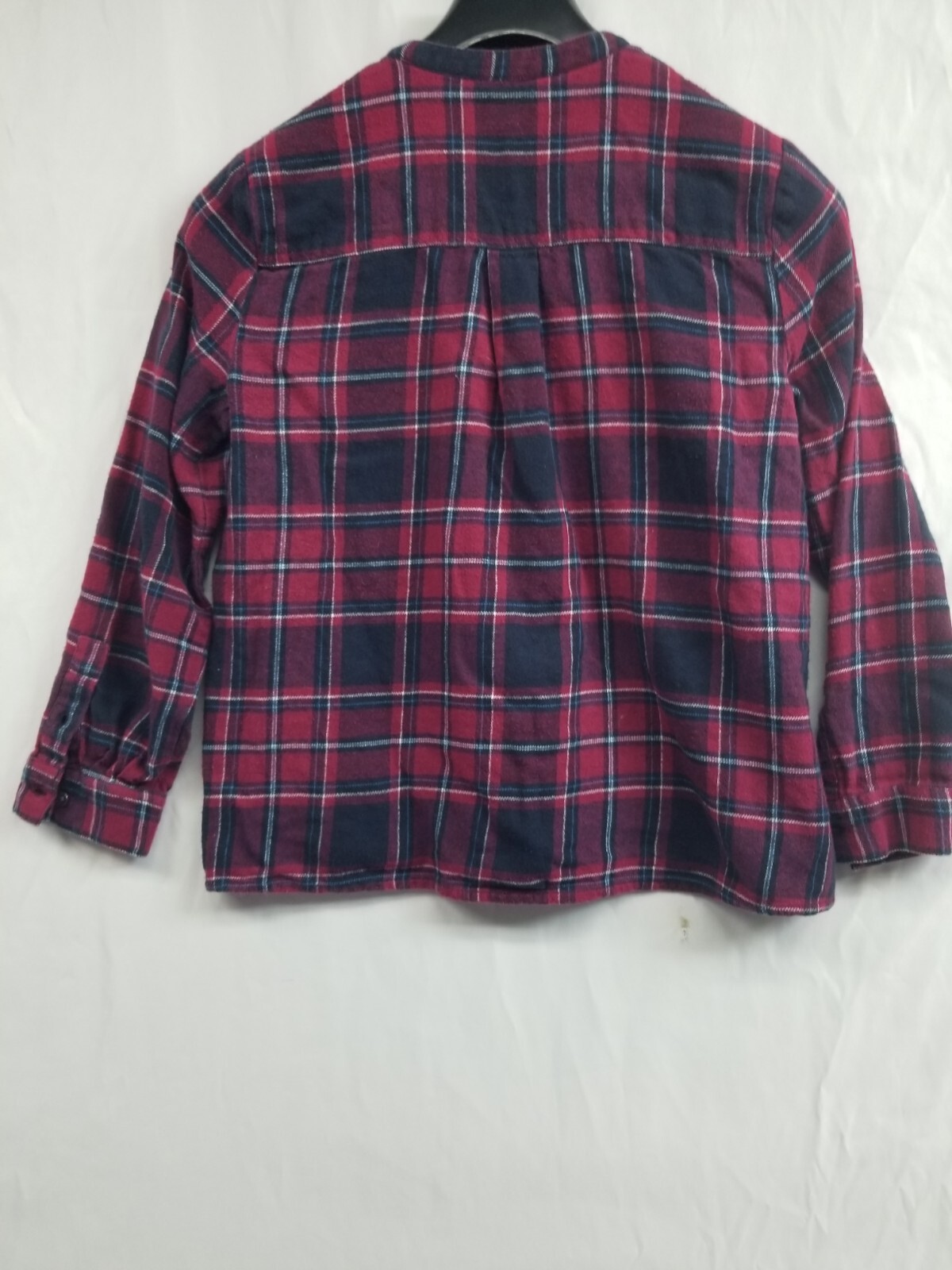 Lucky Brand Flannel Shirt Womens XS Plaid 3 Button Pullover Top