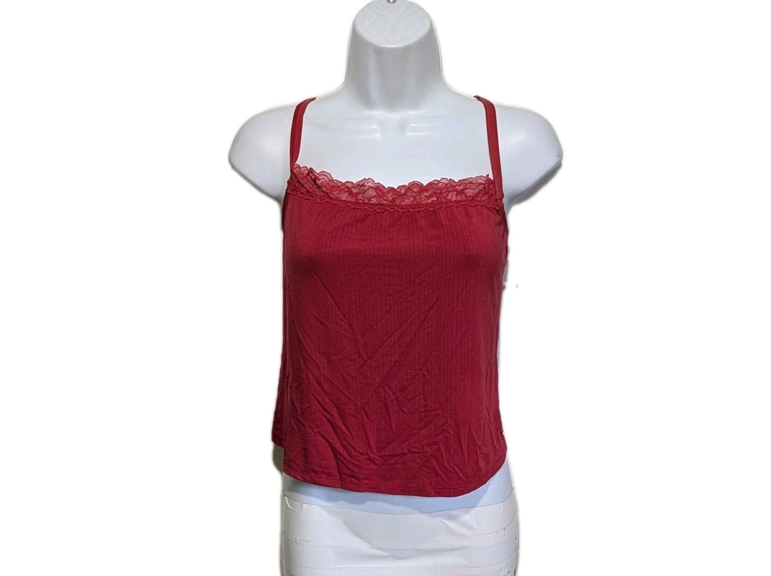 NWOT Auden Cami Tank Top Womens 2XL XXL Rust 90s Y2K Shelf Bra Grunge #wt1