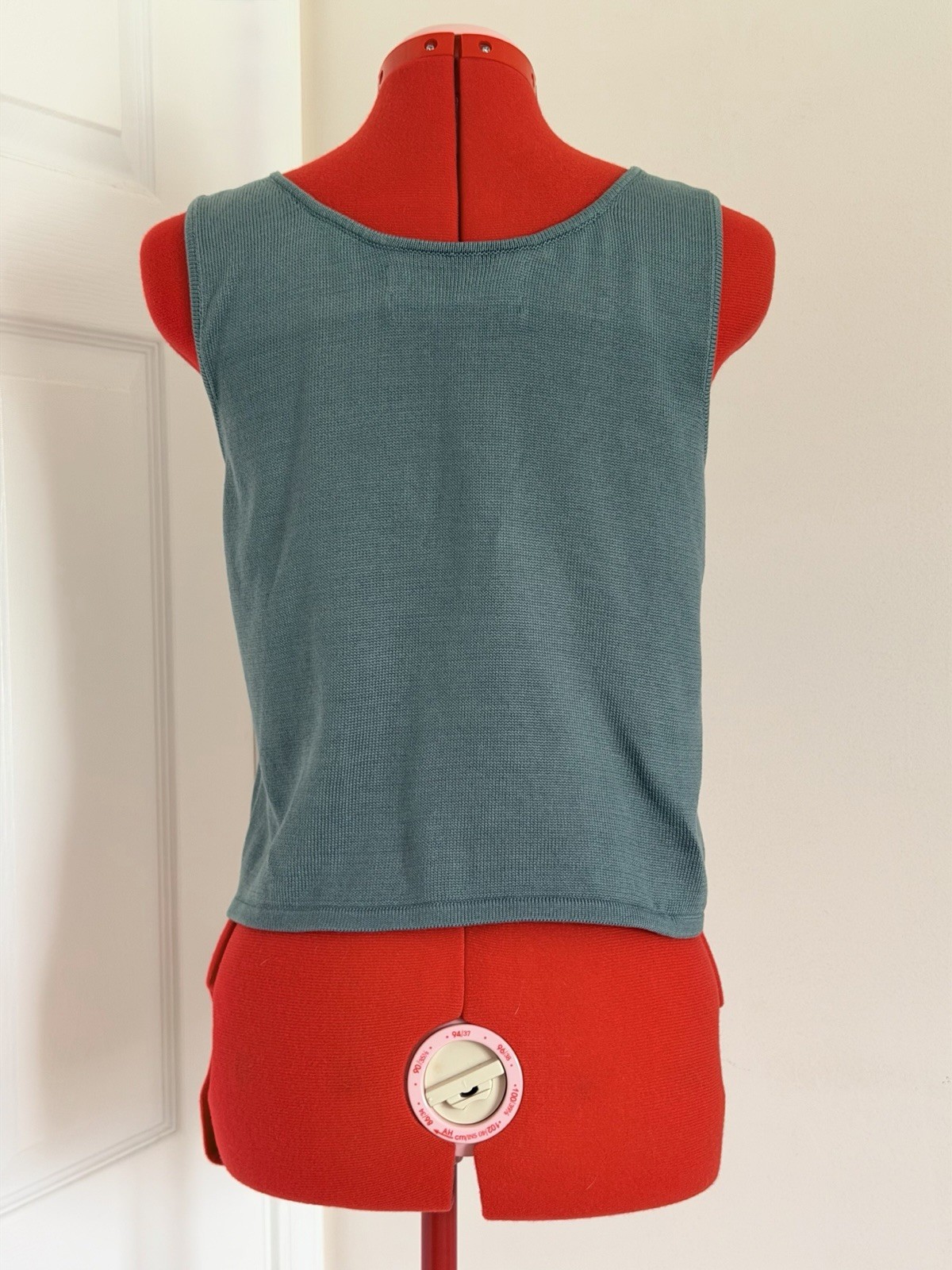 Vintage Peruvian Connection Pima Cotton Rib Knit Tank Top Peru Size S