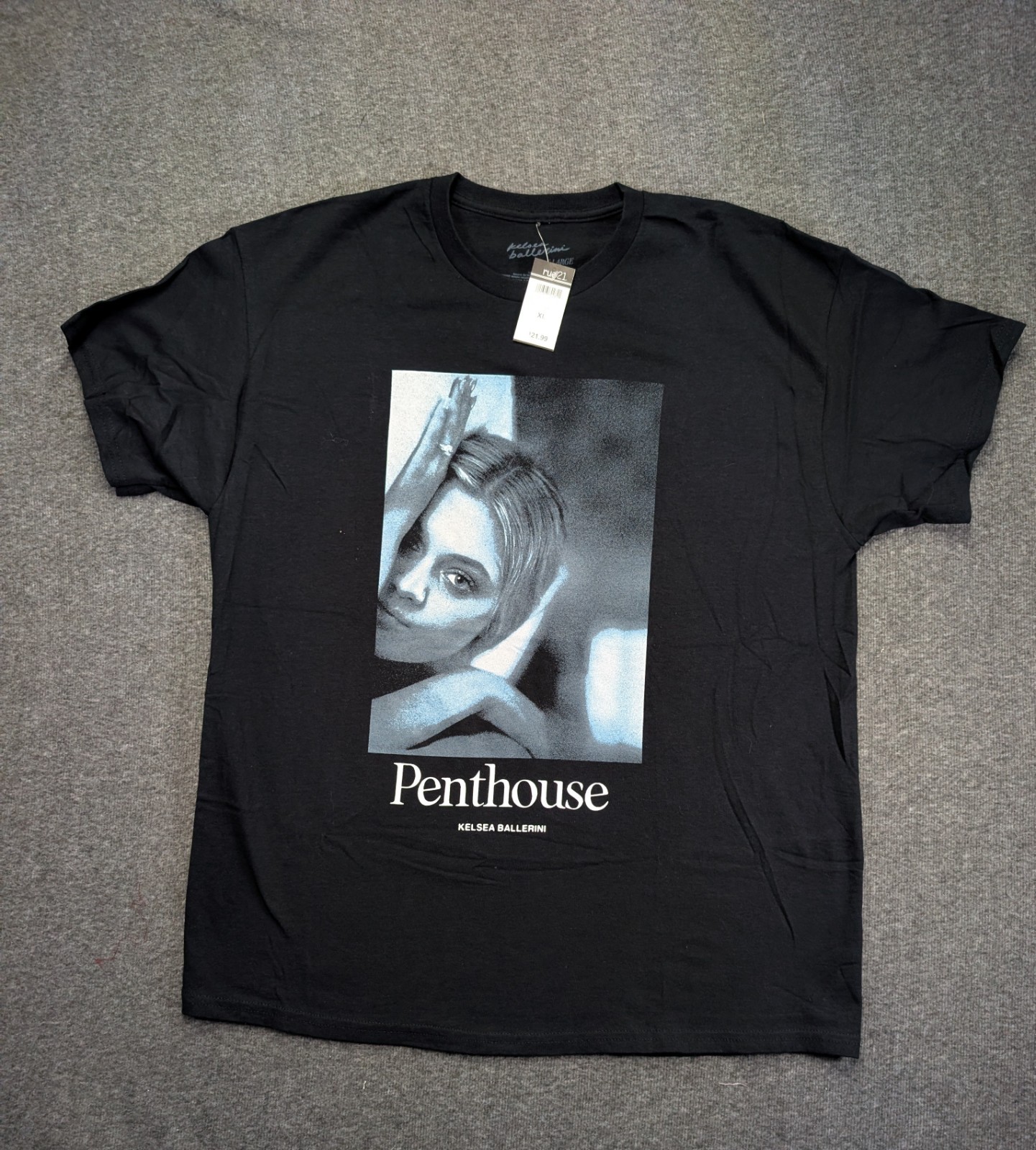 Rue 21 Black Graphic Tee Kelsea Ballerini Size XL Ships Same Day*