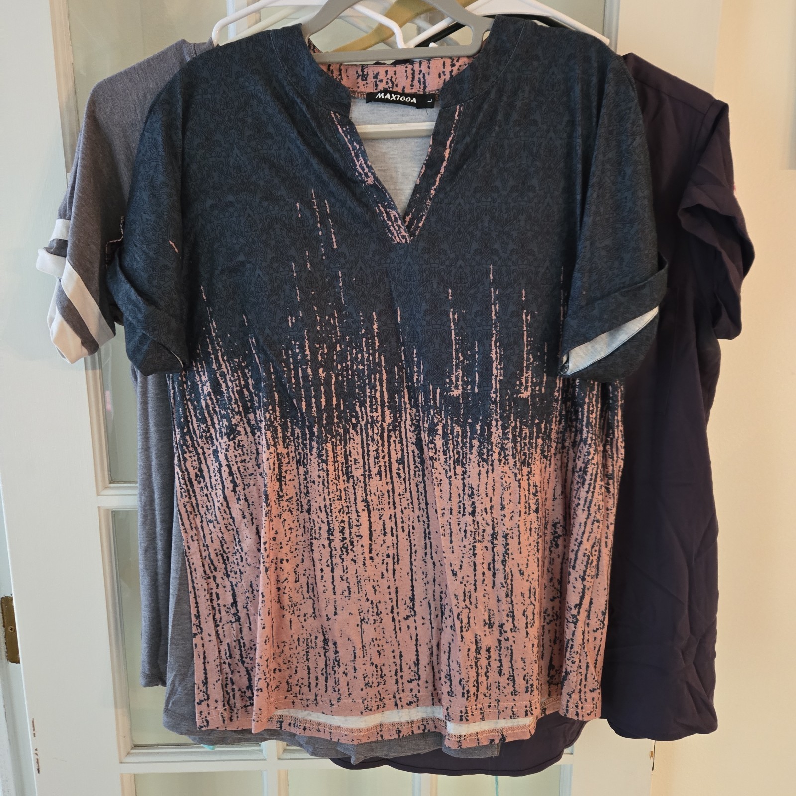 Lot of 11 Women’s Large Mixed Brands and Colors Sleeveless & Short Sleeve Shirts