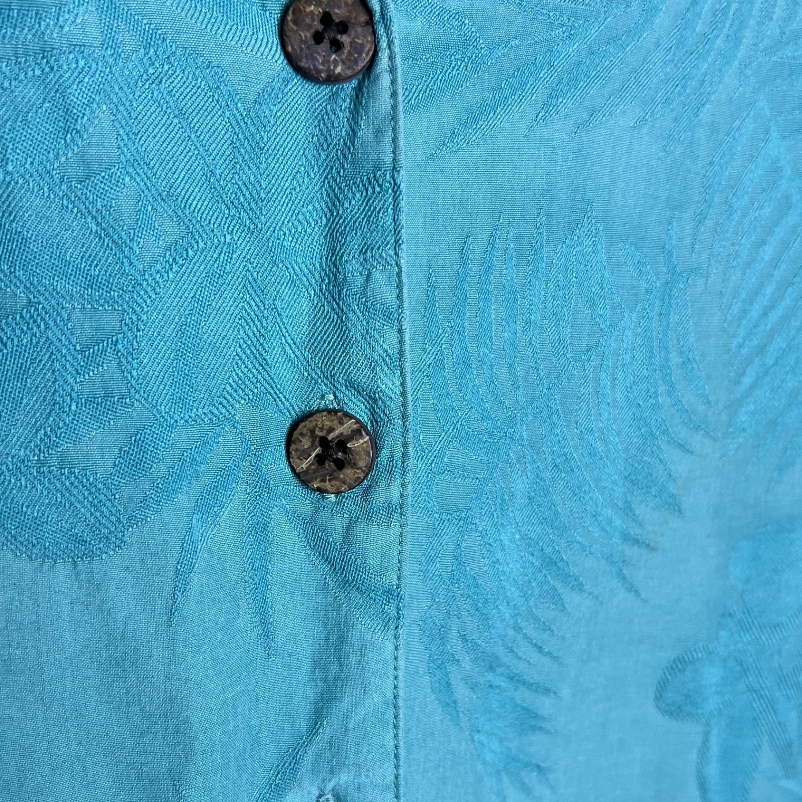 Vintage 90s Classic Elements Silk Rayon Shirt Women’s M Coastal Grandmother