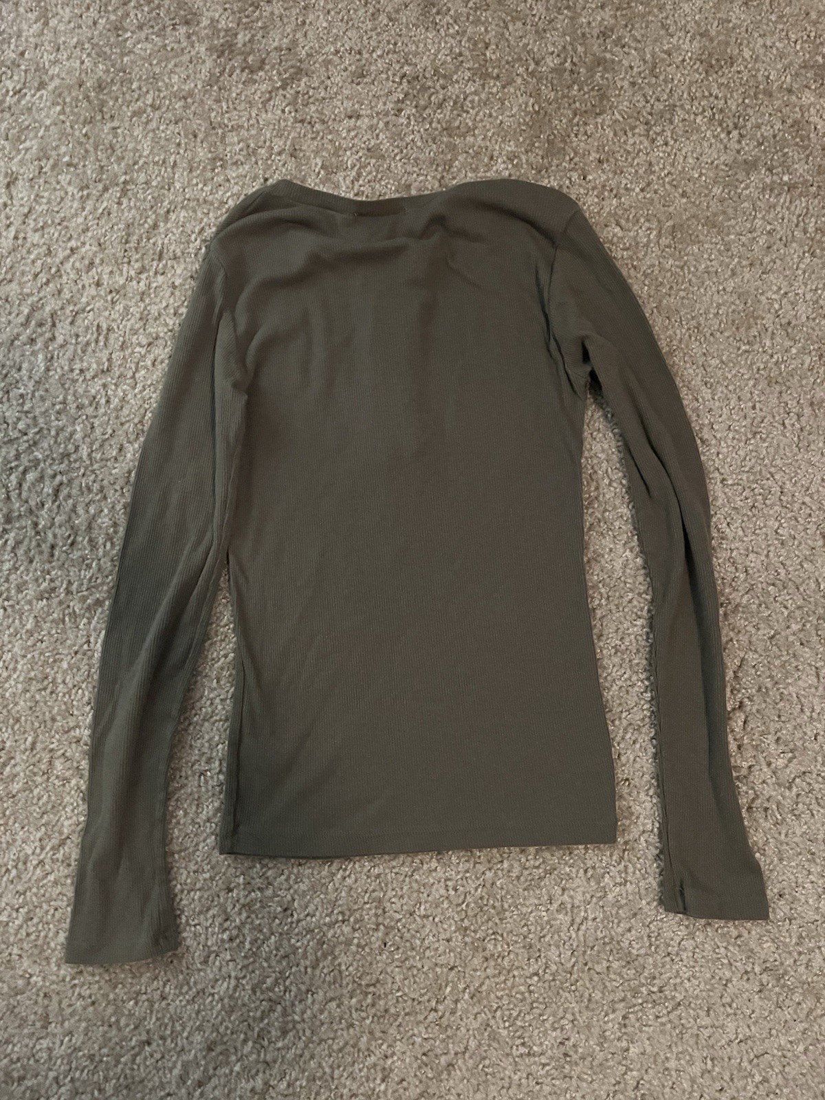 Olive Green Active Basic Shirt