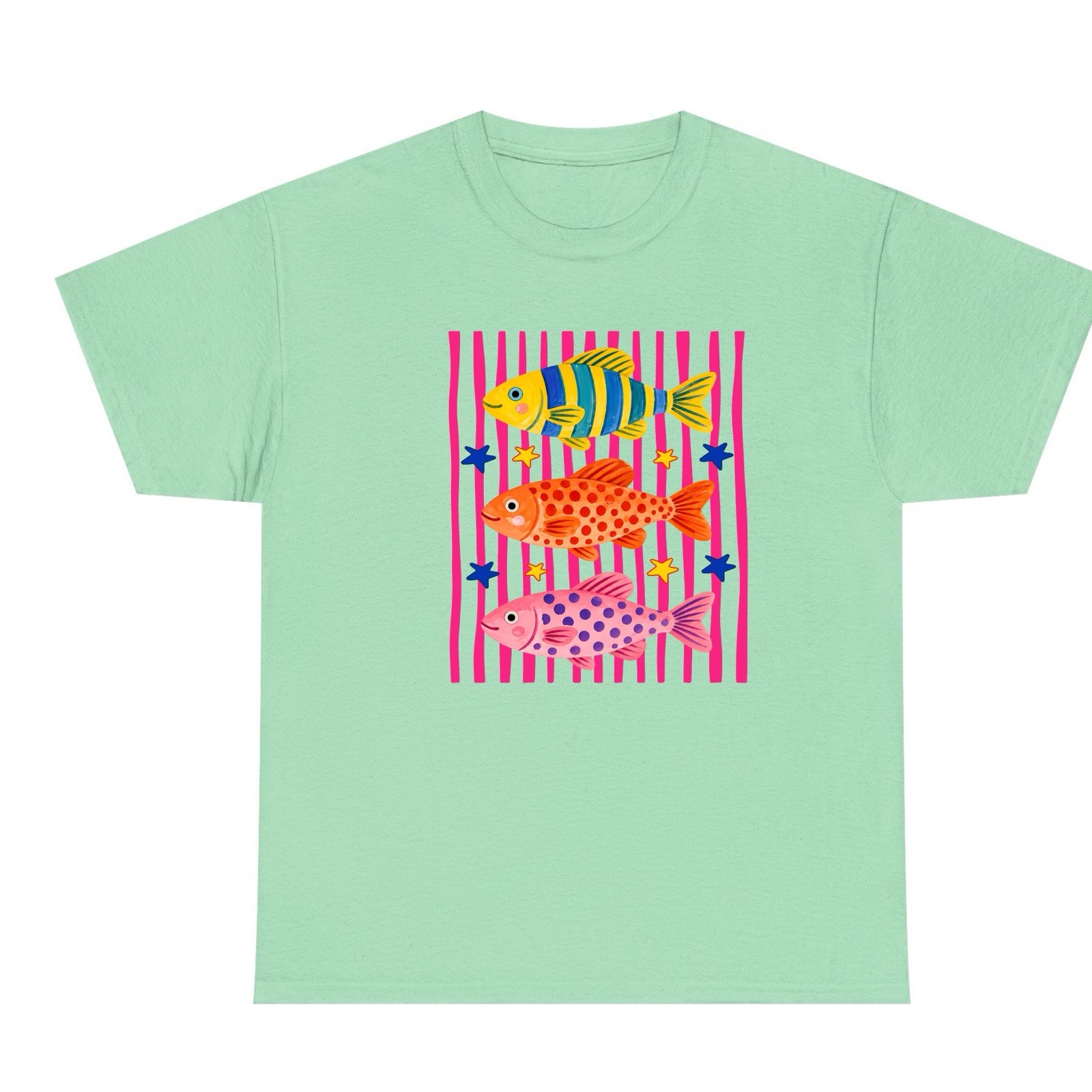Preppy Fish Unisex T Shirt S,M,L,XL,2X,3X