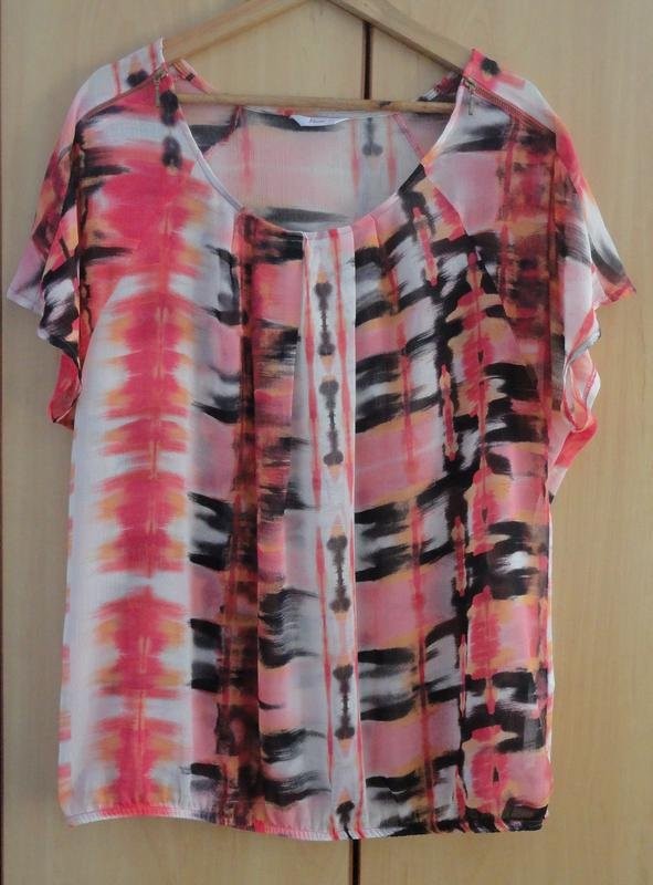 Women Etam shirt multicolor polyester 46/3XL #O3TG