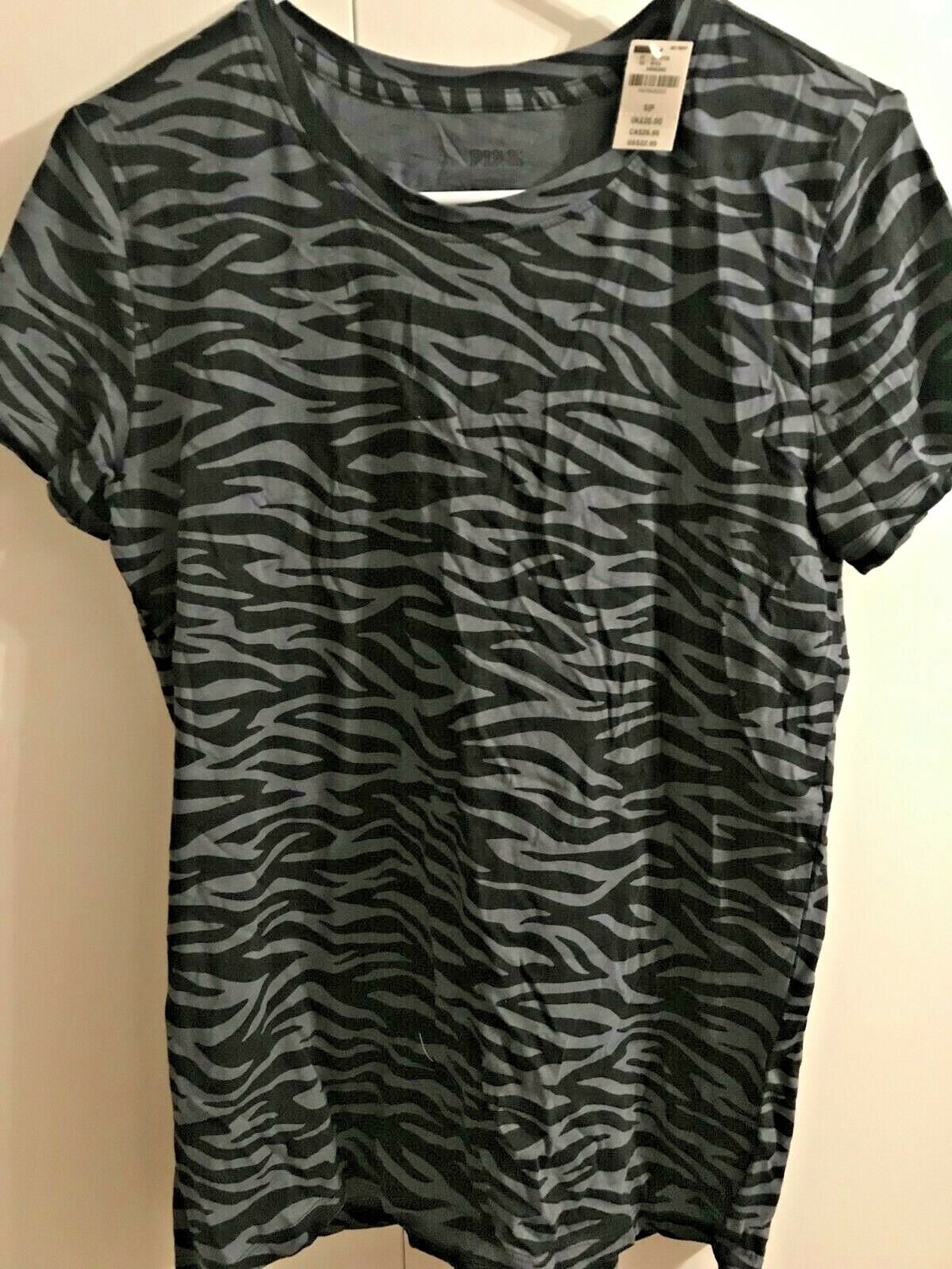 VICTORIA SECRET PINK Perfect Crew TEE T-SHIRT XS S L XL NEW Logo Cotton Tie Dye