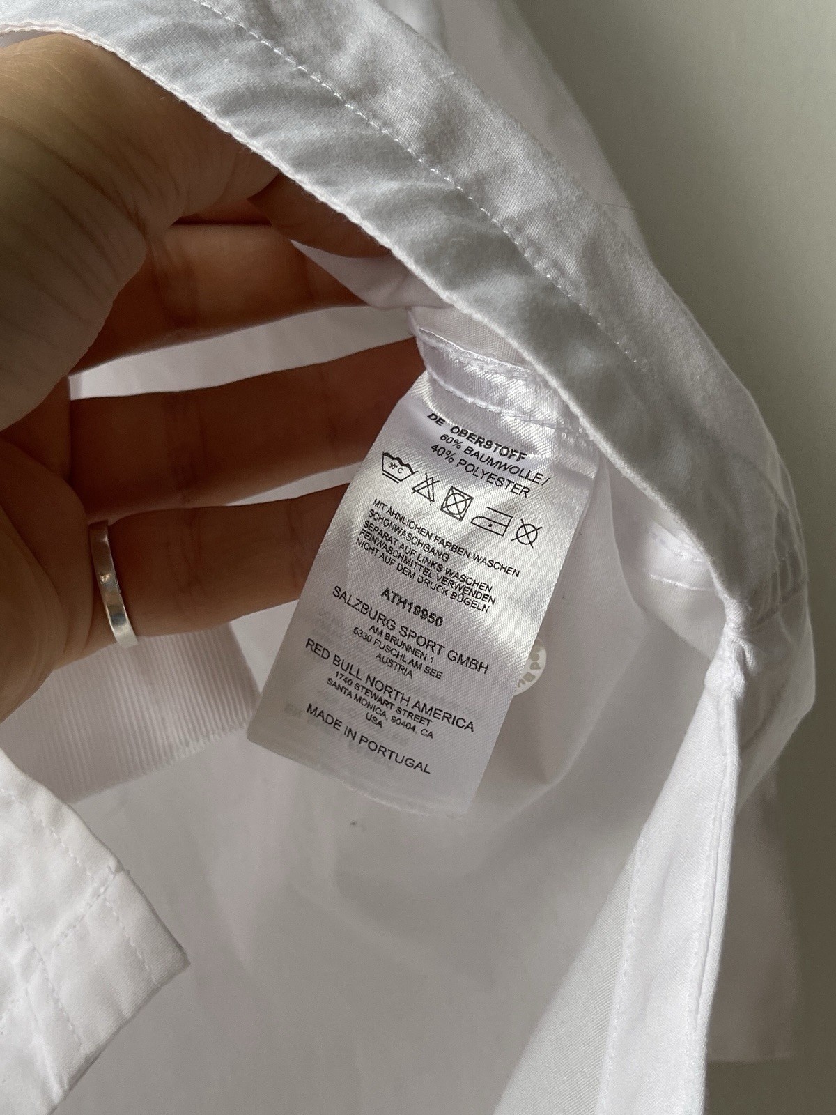 Red Bull Athlete Only Women’s White Shirt Size L