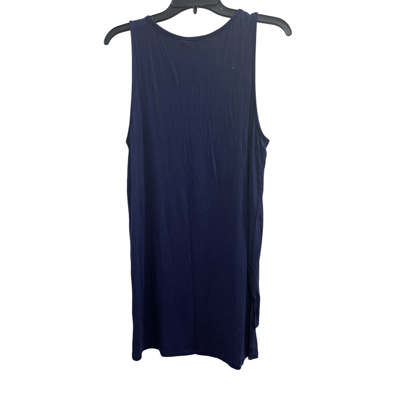 Cyrus Jersey knit blue tunic tank super stretchy NWT SZ M