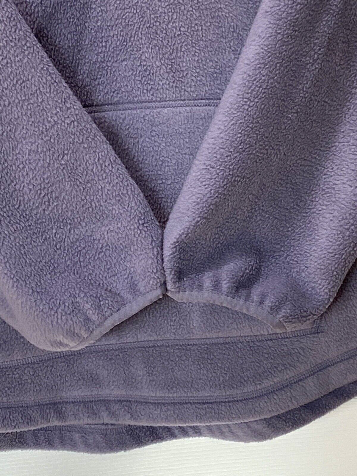Sonoma Plush Top Long Sleeve Lavender Soft Polar Fleece Casual Work Size XL 