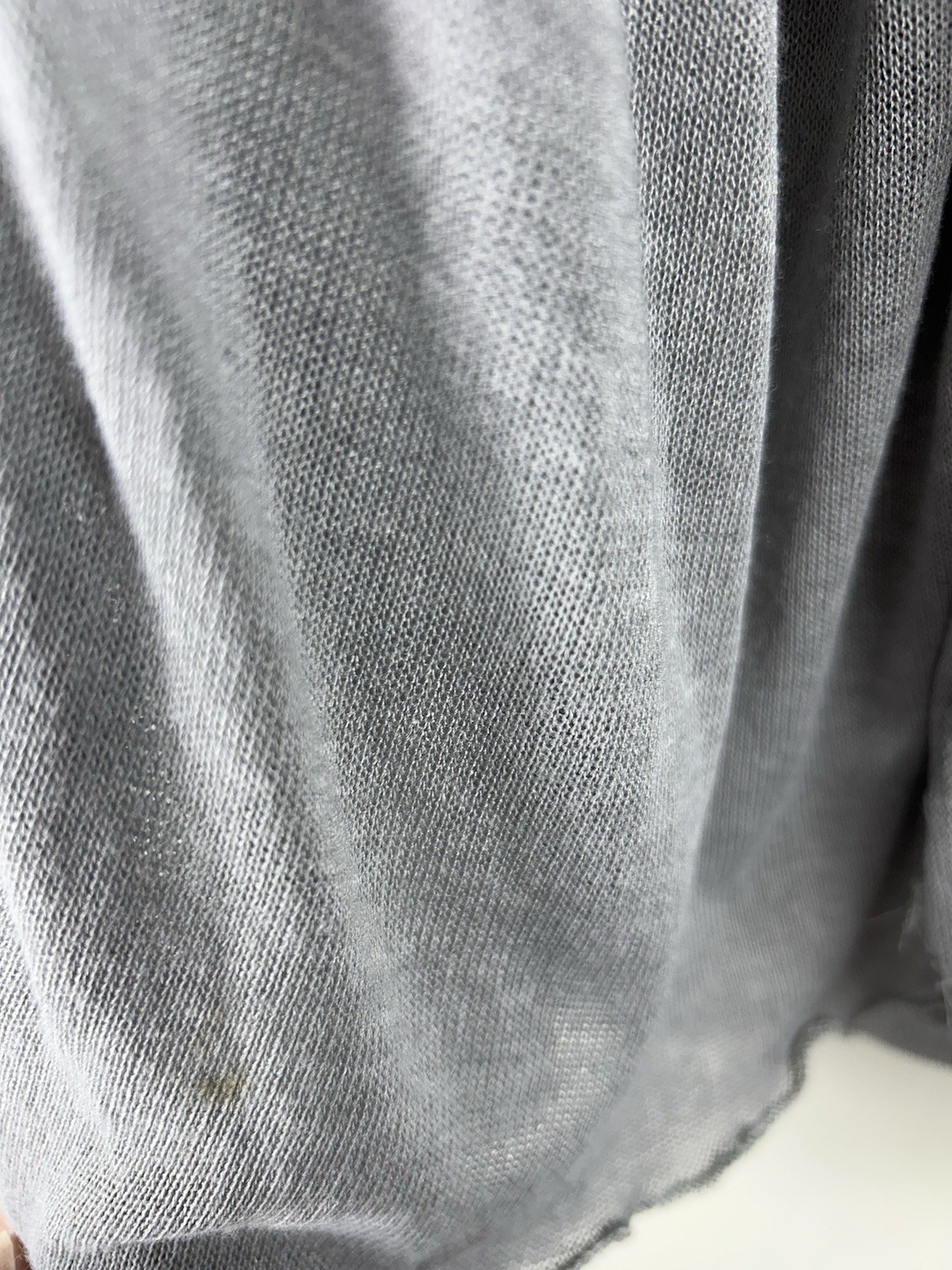 Pretty Angel Corset Style Ruffle Lace Fairy Whimsigoth Gray Sheer Sleeve Large