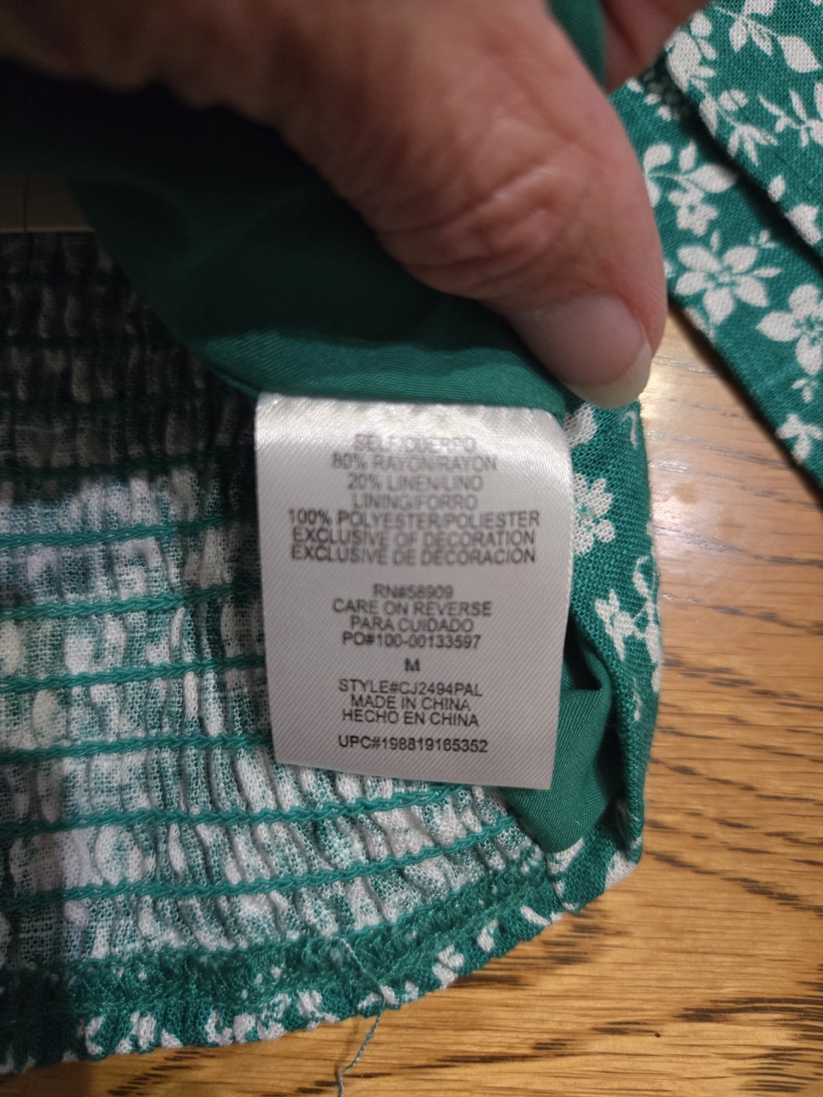 NWT COPPER KEY 2-Piece Women’s Green Floral Sleeveless Blouse And Skort Sz M