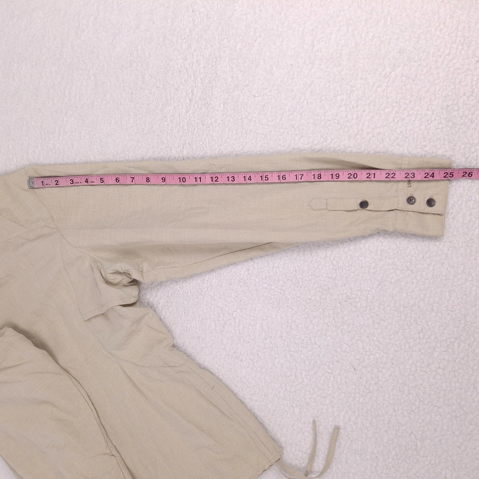 Outdoor Research womens XL UPF 50 long sleeve hiking shirt trail roll tab vented