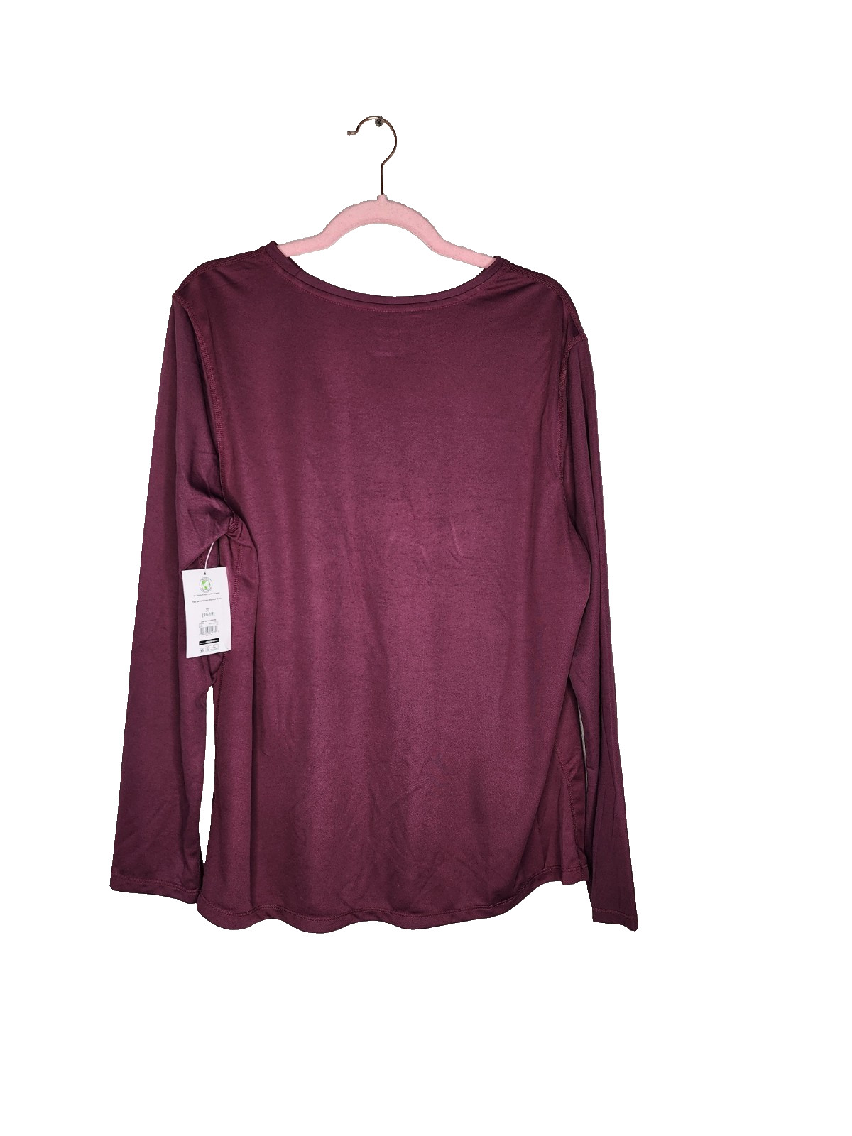 Athletic Works Long Sleeve Core Tee in Purple Size XL New With Tags