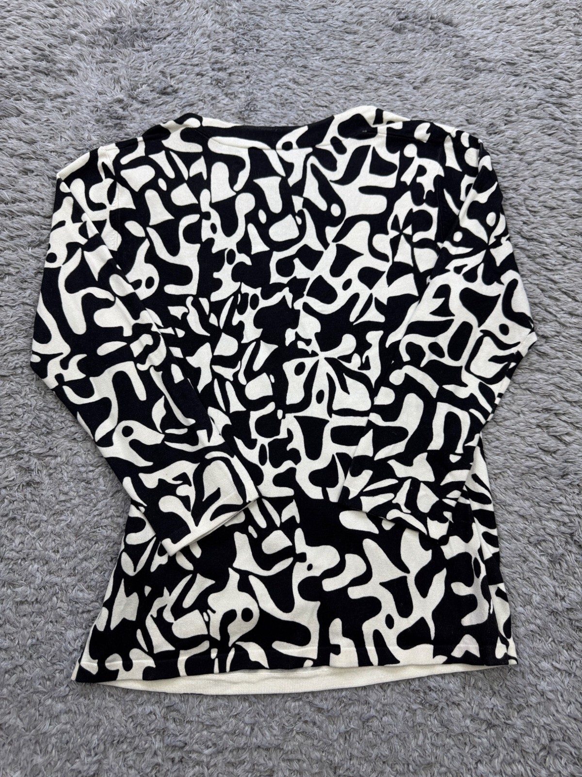 Josephine Chaus Top Women Petite Silk Leopard Animal V Neck Crossover Blouse