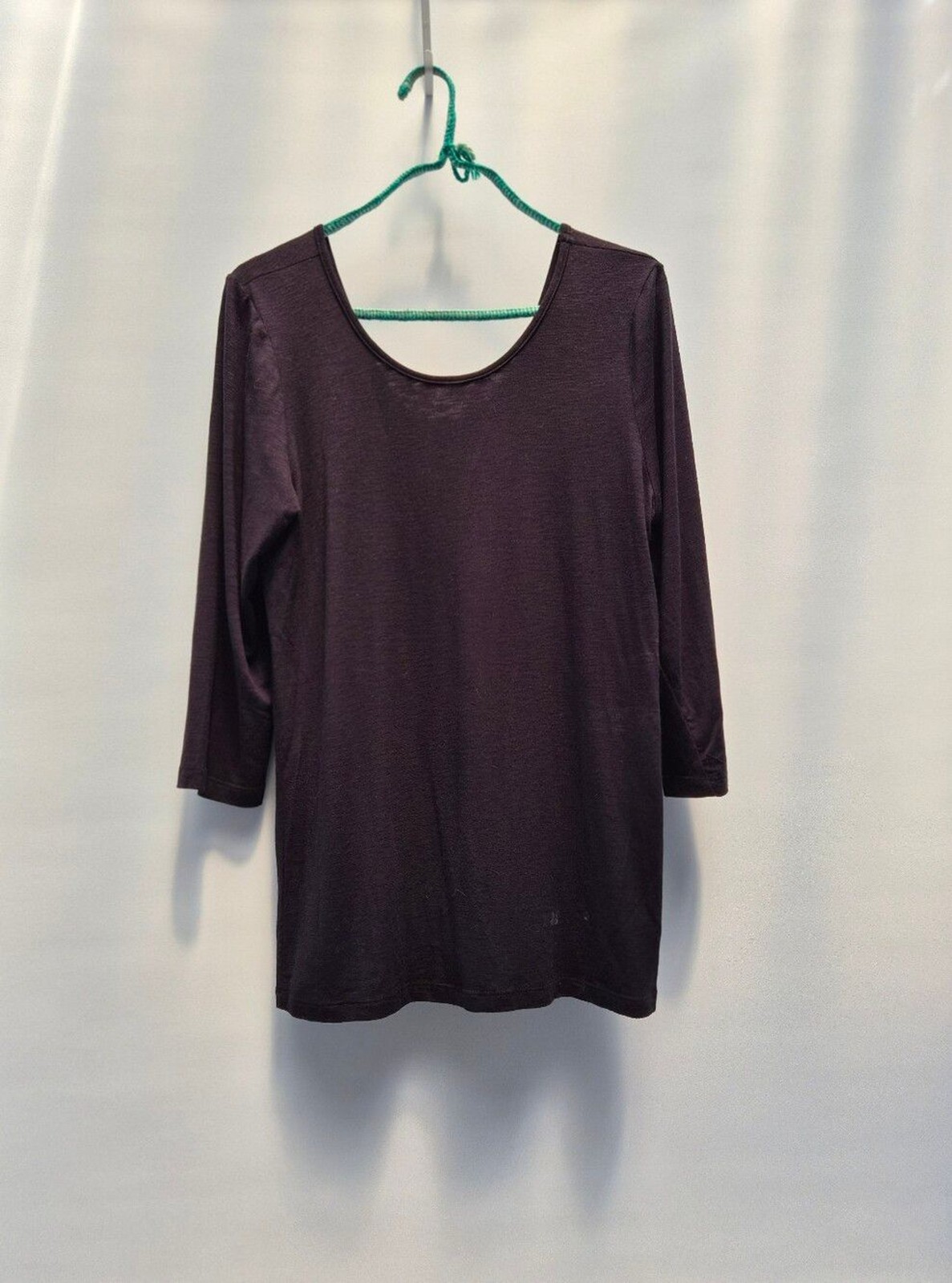 Dolan Black Knit Scoop Neck Top L Whimsigoth 90s Grunge Rayon Spandex Minimalist
