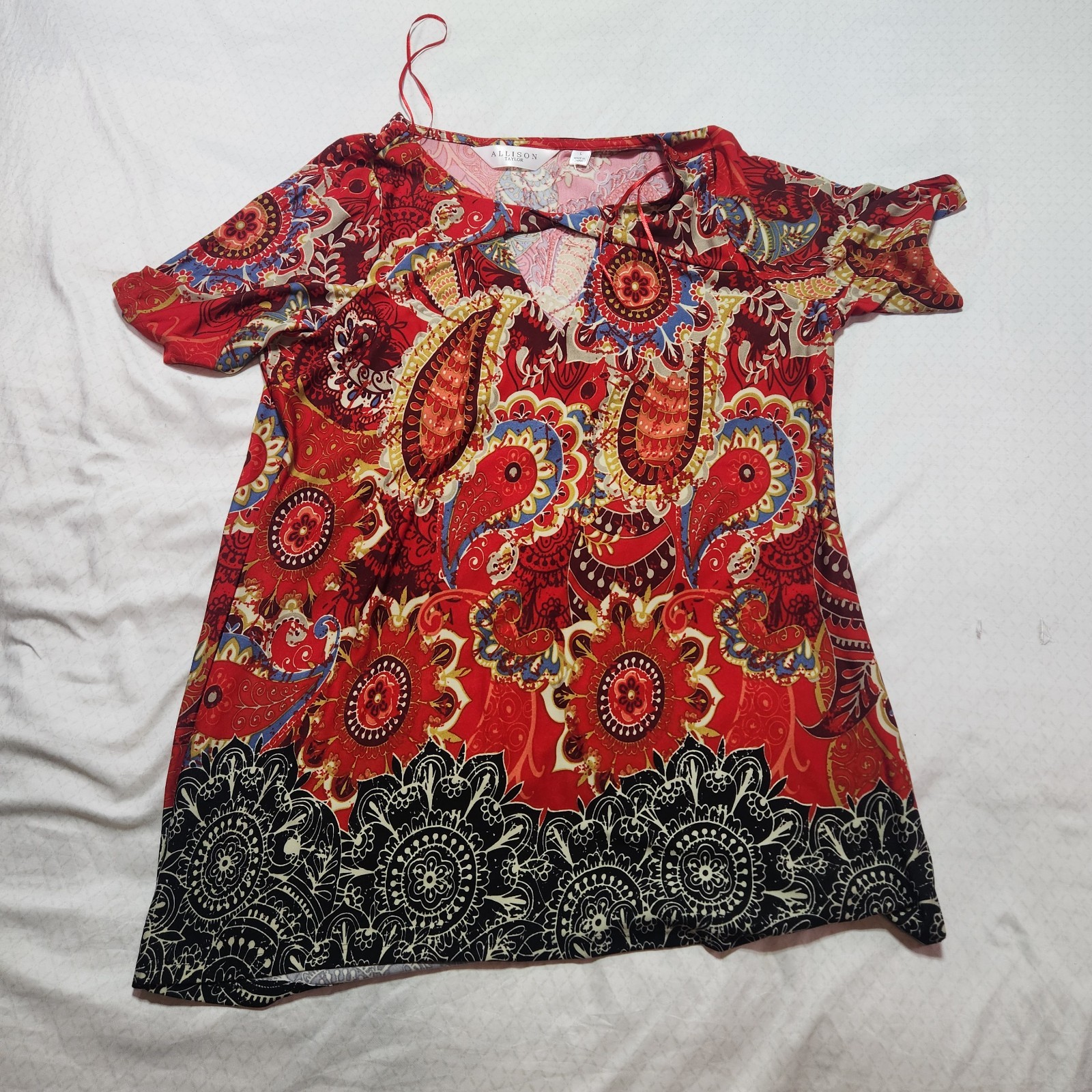 Women’s Allison Taylor Ity Top – Paulina Pattern – Large