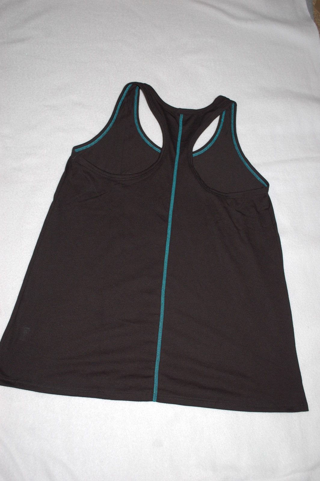 Womens Athletic Tank Top BLACK RACERBACK Soft “STAY FOCUSED” XS S M L XL XXL