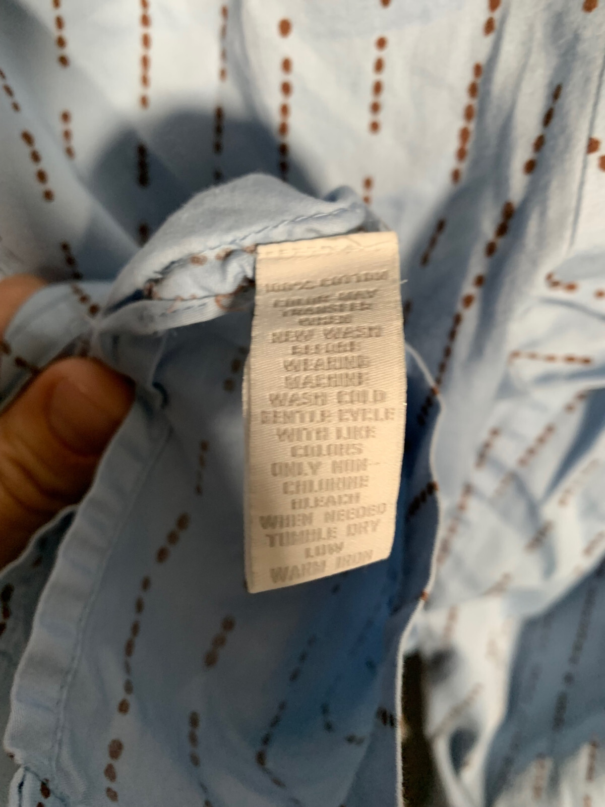i.magnin Blouse Top Womens Small Blue V-Neck