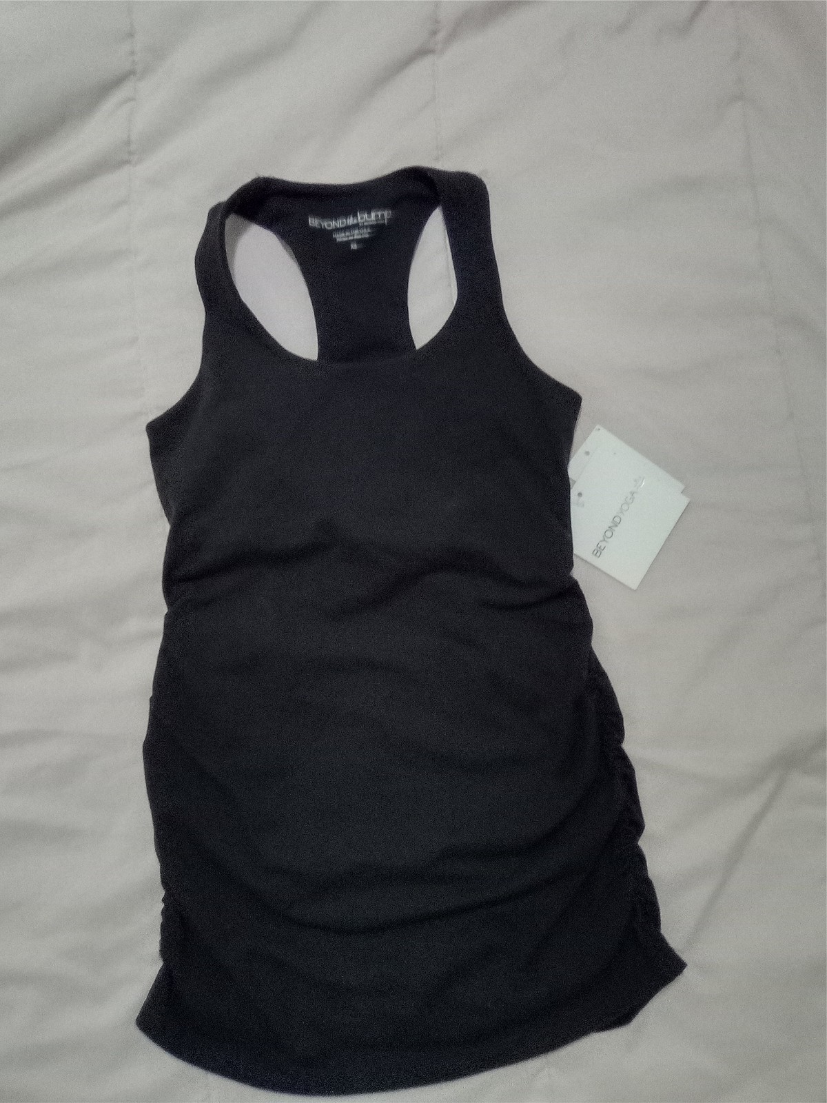 Beyond Yoga 299273 Spacedye Maternity Racerback Cami for Women Darkest Night xs