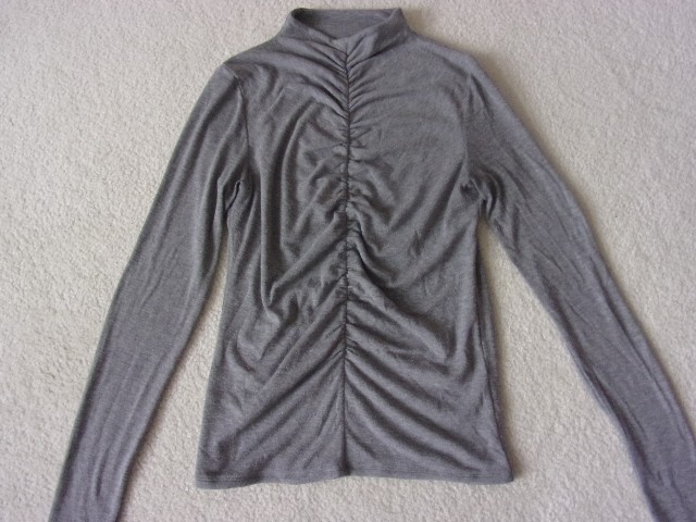 Veronica Beard Theresa Top Gray Medium
