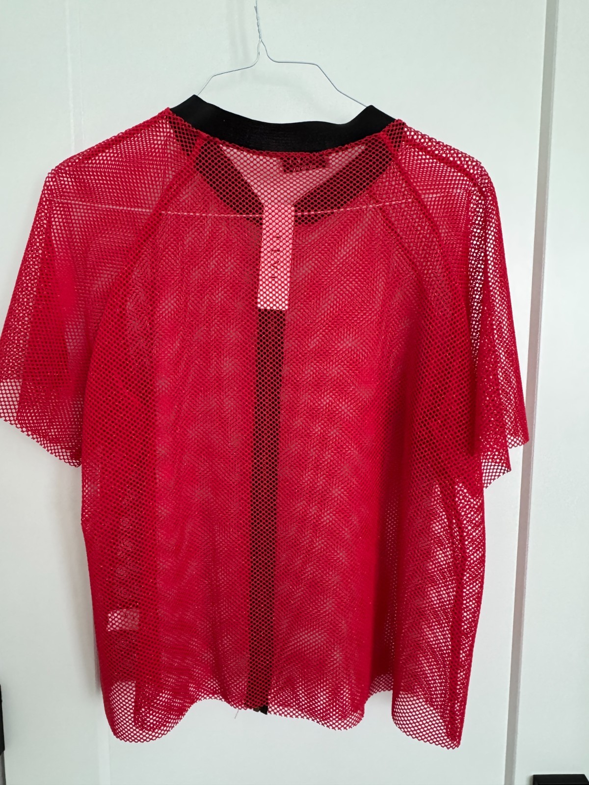 Elvi Size 14 Red Women’s Open Weave Zip Up Jacket – UK Sizing