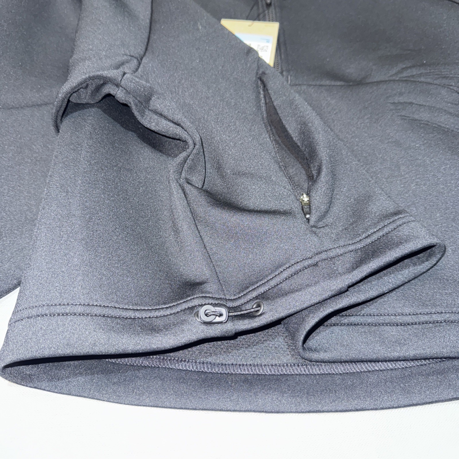NWT NIKE Dri-Fit Prima Women’s Top Medium 1/2-Zip Training Black Loose Fit