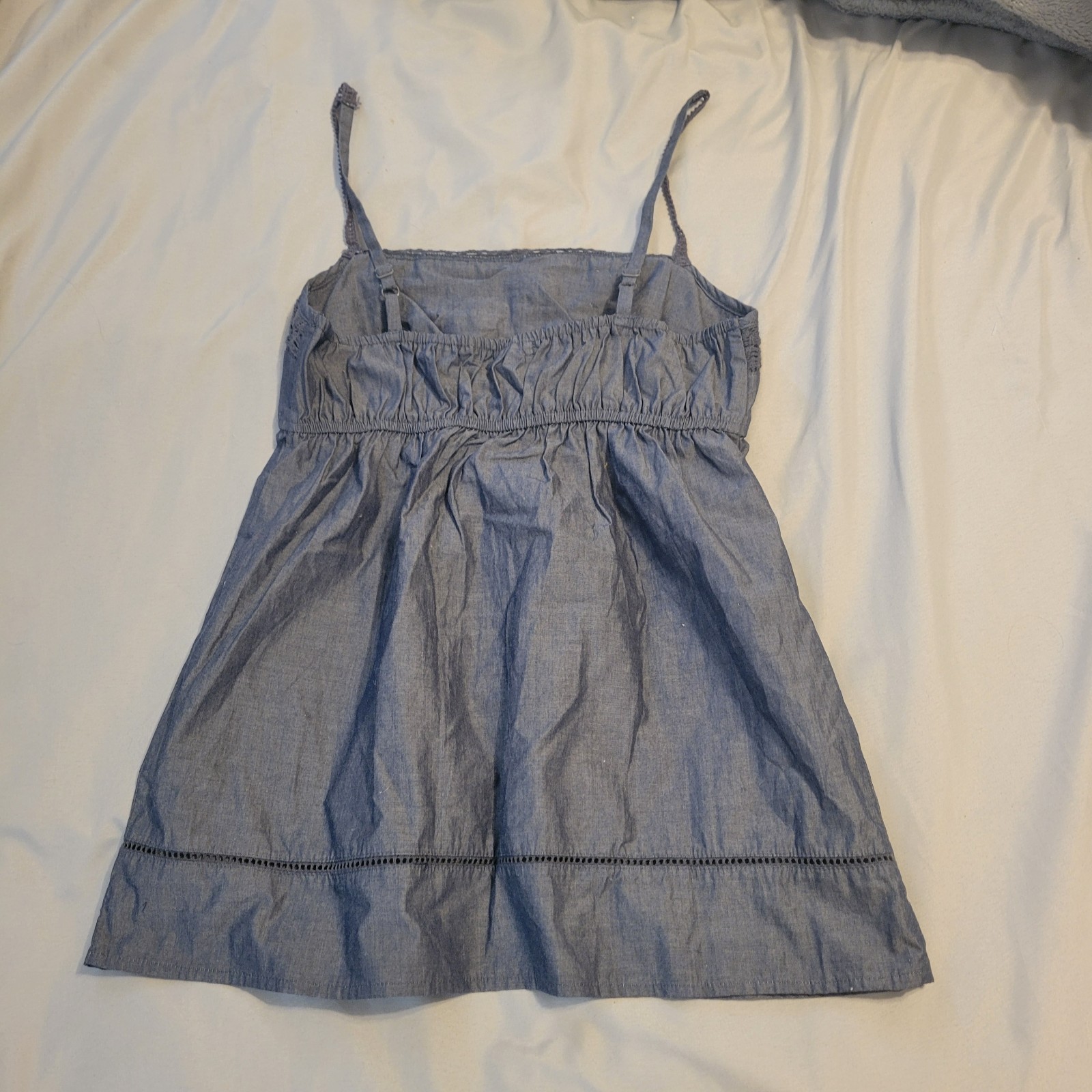 NWT Charlotte Russe Chambray Blue Cami Top