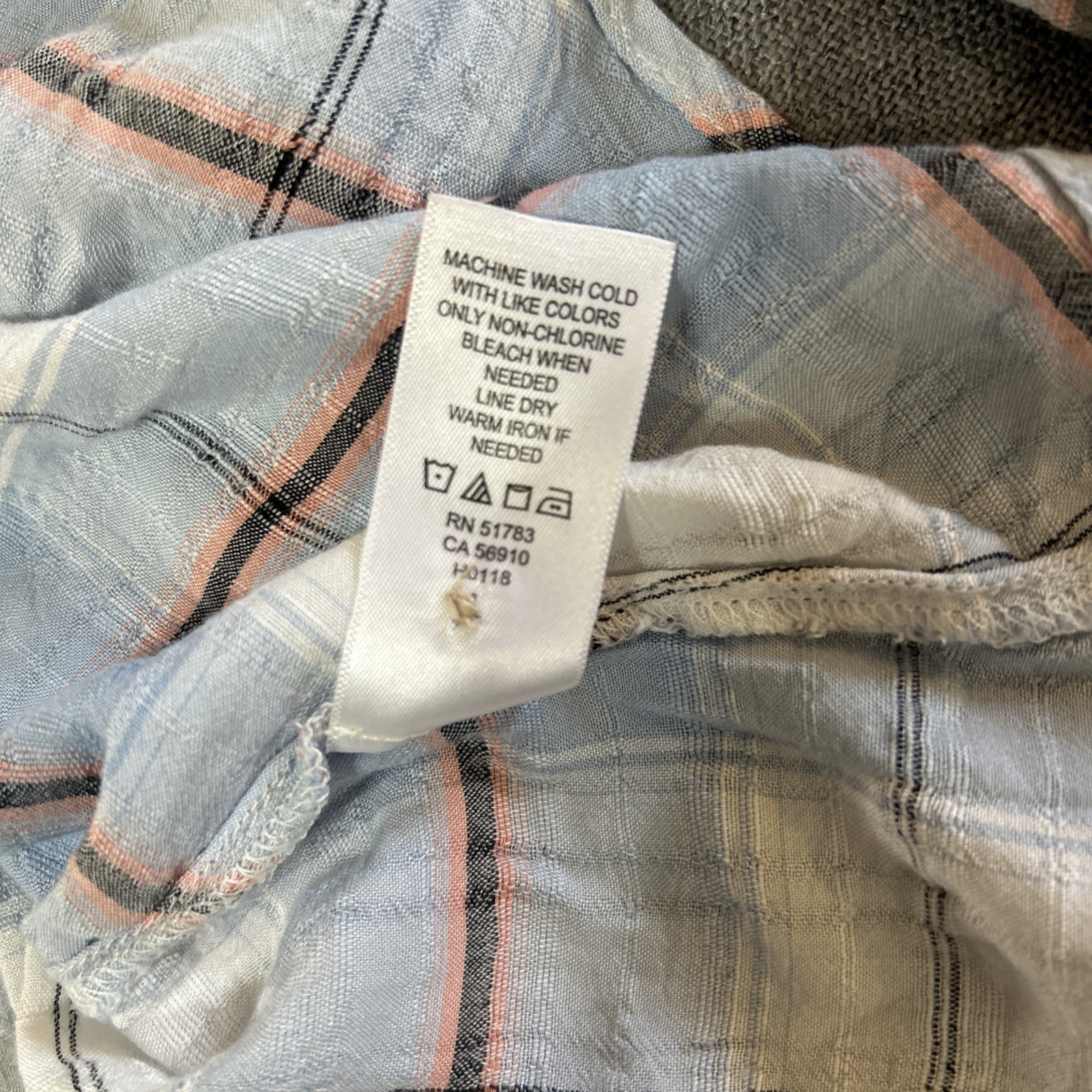 Women’s Fall Winter Lot of Tops Size M Plaid Button Cardigan Neutral Maurice’s