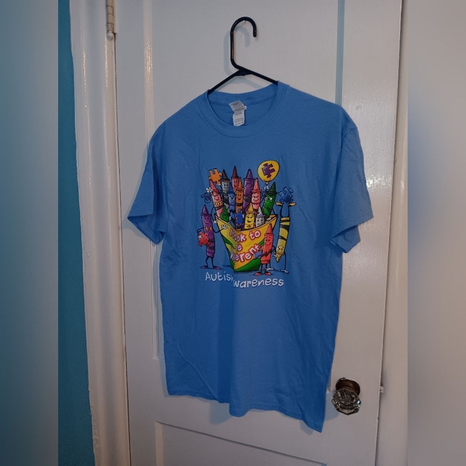 Autism Awareness It’s Okay to be Different Gildan Heavy Cotton T-Shirt