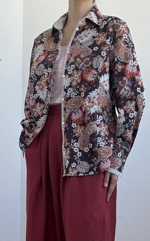 Women Gerry Weber shirt multicolor cotton 40/L/#81O9